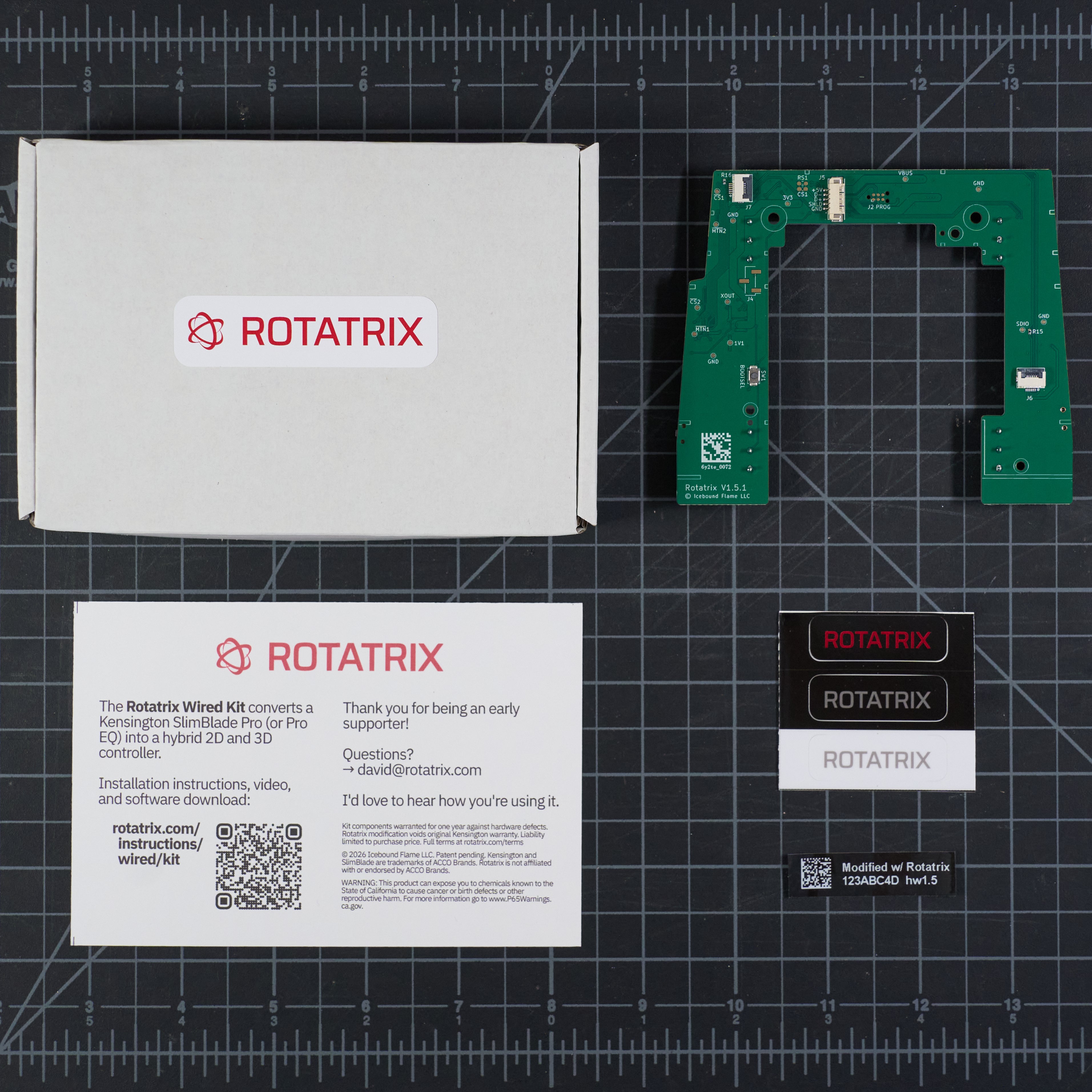 Rotatrix Wired — Self-Install Kit